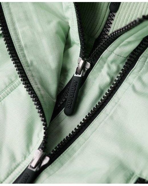Superdry Green Hooded Mountain Windbreaker Jacket