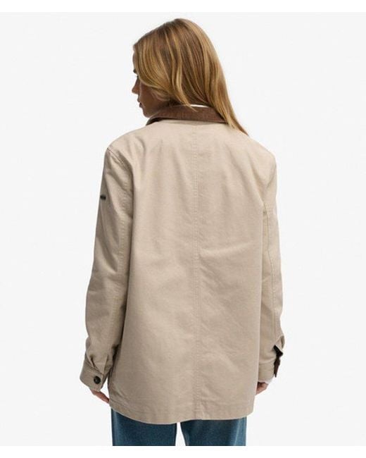 Superdry Natural Estate Cotton Barn Jacket