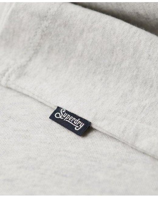 T-shirt en Coton bio à Manches Raglan et à Logo Essential Taille: 38 Superdry en coloris White