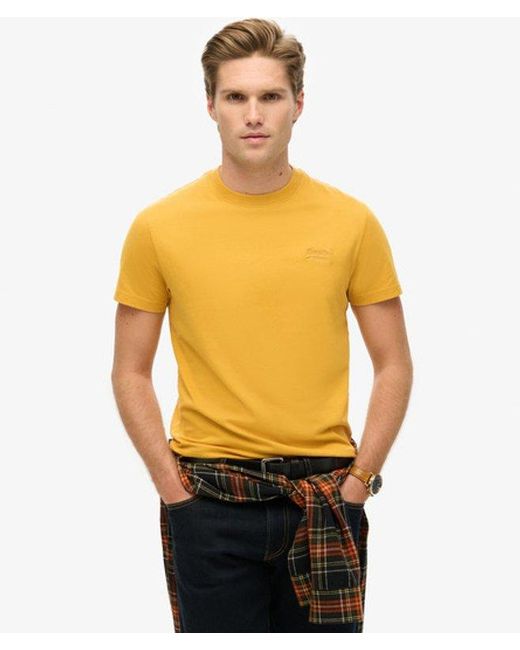 Superdry Yellow & Co Essential Logo T-shirt for men