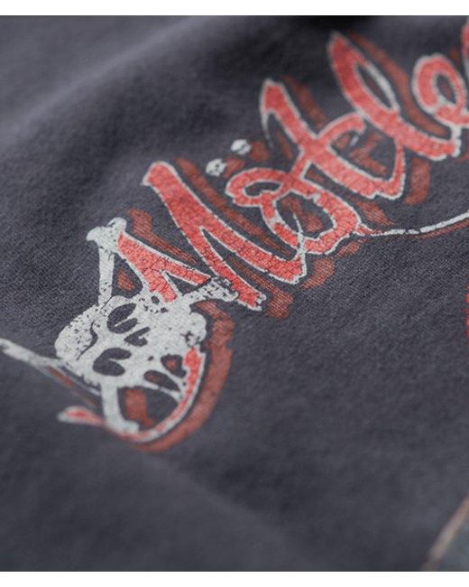 Superdry Gray & Co Mötley Crüe X & Co Limited Edition T-shirt for men