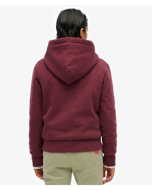 Superdry Red Faded Core Hoodie