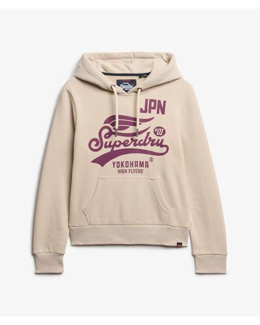 Superdry Gray High Flyers Hoodie