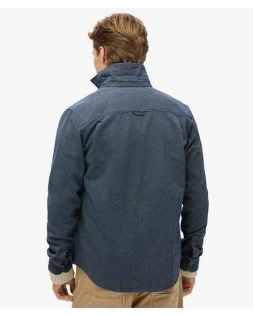 Superdry Blue & Co The Merchant Store - Denim Overshirt for men