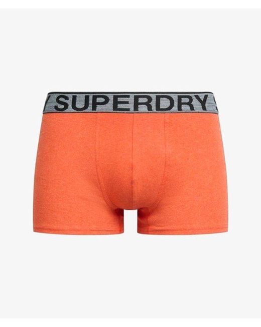 Superdry Triopak Slips in het White voor heren