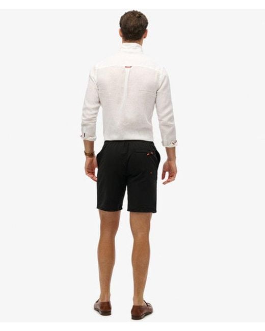 Homme Short De Surf Classique À Logo Longueur 48 Cm Taille Superdry pour homme en coloris Black