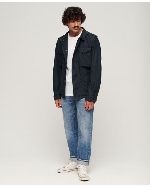 Superdry The Merchant Store - Field Jacket Navy in Blue for Men | Lyst