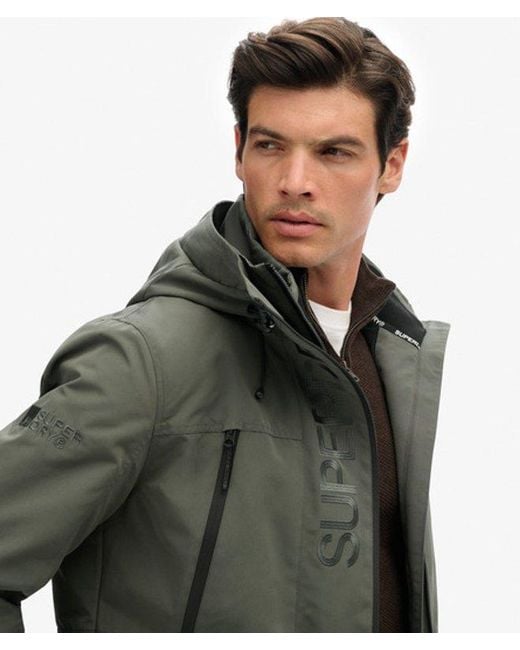 Superdry Green & Co Hooded Ultimate Embroidered Windbreaker for men