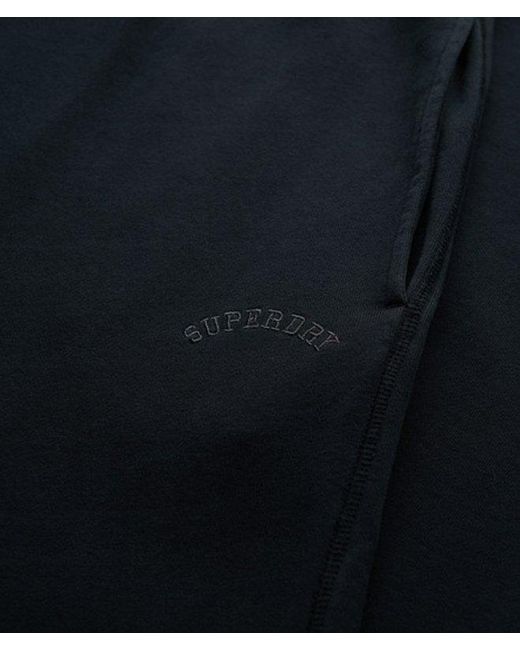 Superdry Blue & Co Athletic Essentials Logo Garment Dyed joggers