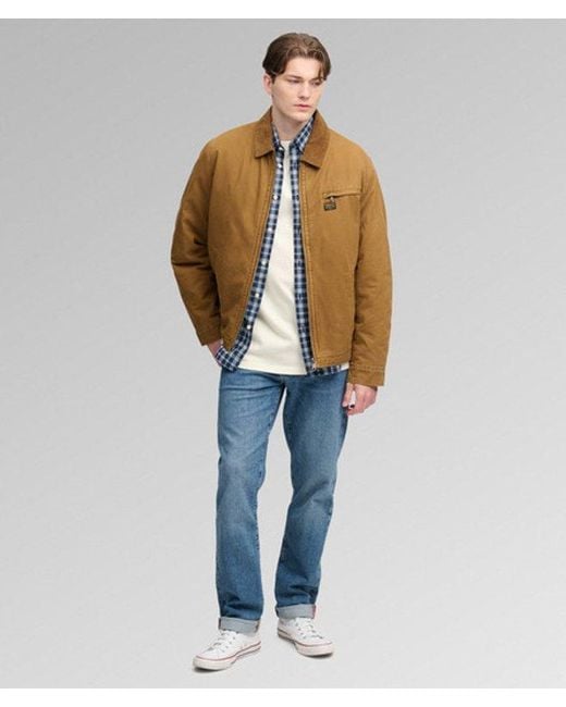 Superdry Blue & Co Workwear Ranch Jacket for men