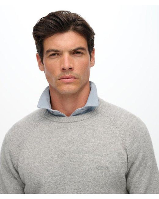 Superdry Gray & Co Wool Blend Jumper for men