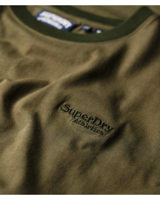 Superdry Green Essential Logo Retro T-shirt for men