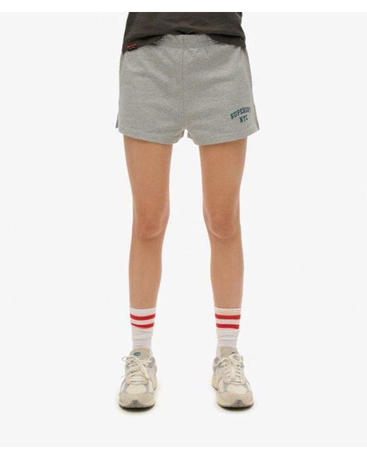 Superdry Gray & Co Athletic Essentials Graphic Shorts