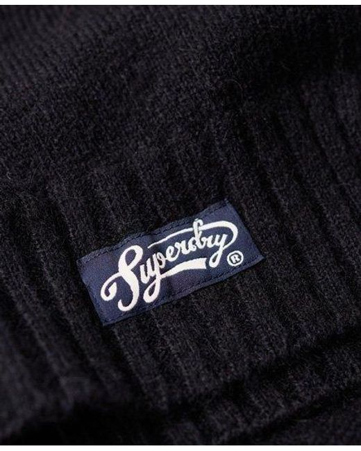 Superdry Essential Ribgebreide Trui in het Brown