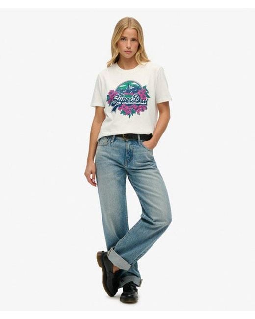 Superdry White & Co Floral T-shirt