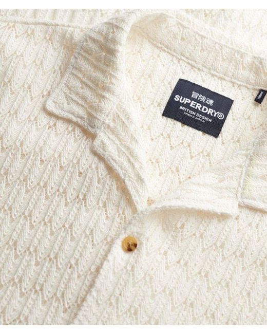 Superdry Natural & Co Knitted Texture Shirt for men
