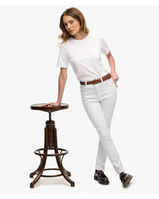 Superdry White & Co High Rise Skinny Jeans