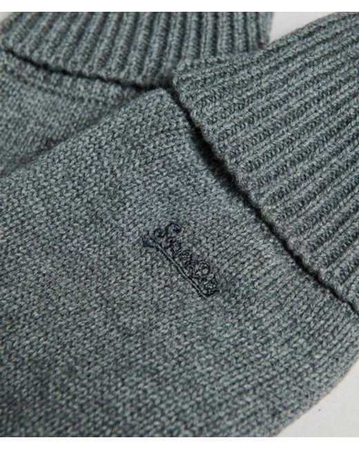Superdry Gray & Co Vintage Logo Gloves for men