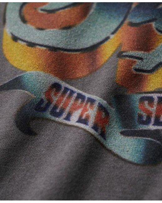 Superdry Gray Rock Graphic Band T-shirt for men