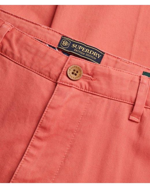 Superdry Red & Co Premium Regular Chinos for men