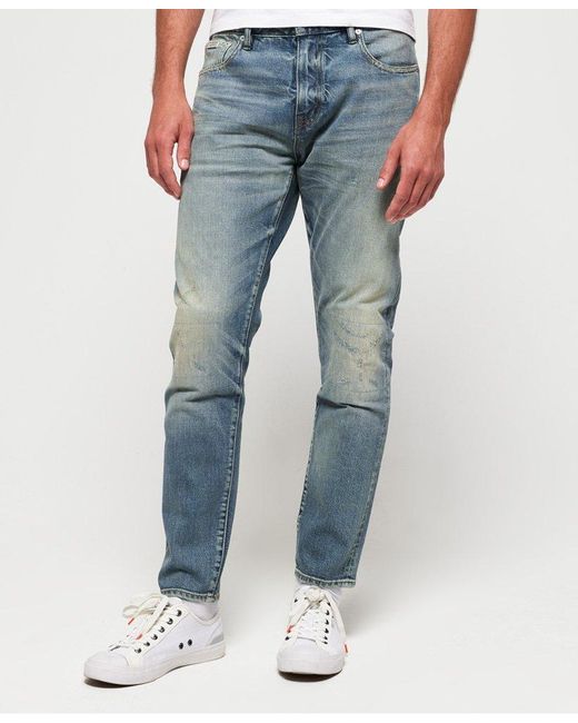 Superdry Denim Premium Slim Selvedge Jeans in Dark Blue (Blue) for Men -  Lyst