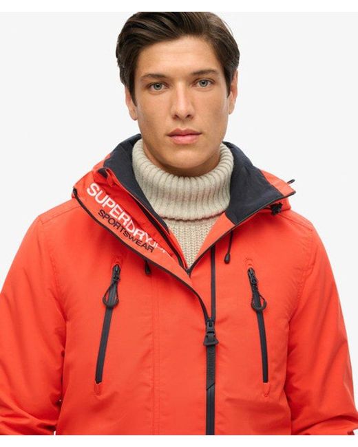 Coupe-vent à capuche ultimate sd windbreaker Superdry pour homme en coloris Red
