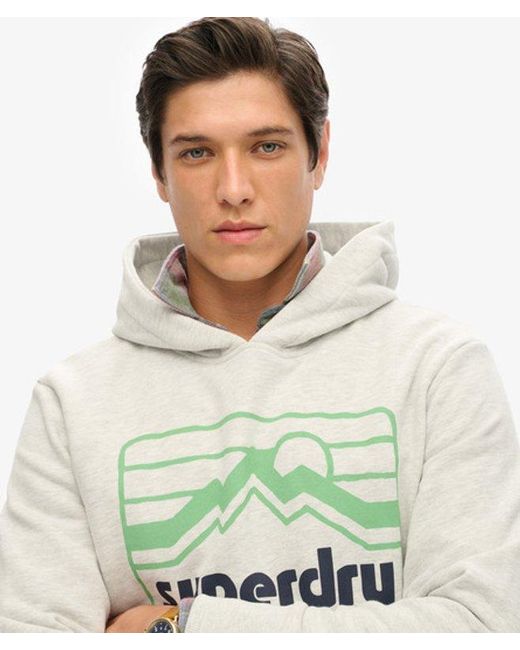 Superdry Natural & Co Vintage 90s Terrain Hoodie for men