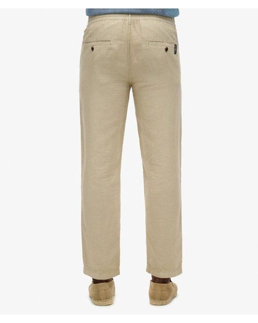 Superdry Blue & Co The Merchant Store - Linen Pants for men