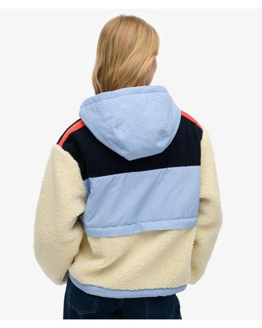 Superdry Blue & Co Hooded Fleece Jacket