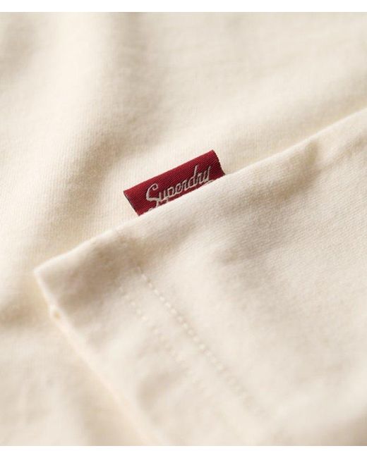 Superdry White & Co Embossed Logo Relaxed T-shirt