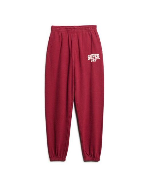 Superdry Red & Co Athletic Essentials Boyfriend jogger