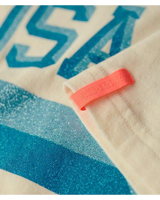 Superdry Blue & Co Osaka 6 Embellished 90s T-shirt