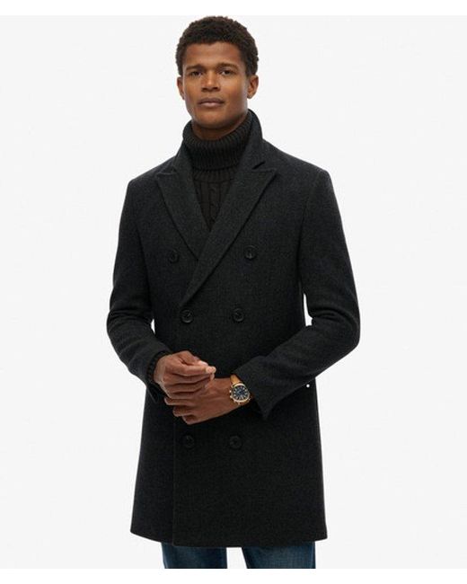 Superdry Black & Co The Merchant Store - Town Coat for men