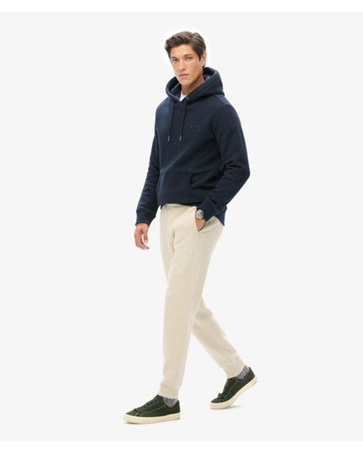 Superdry Blue Essential Logo Joggers for men