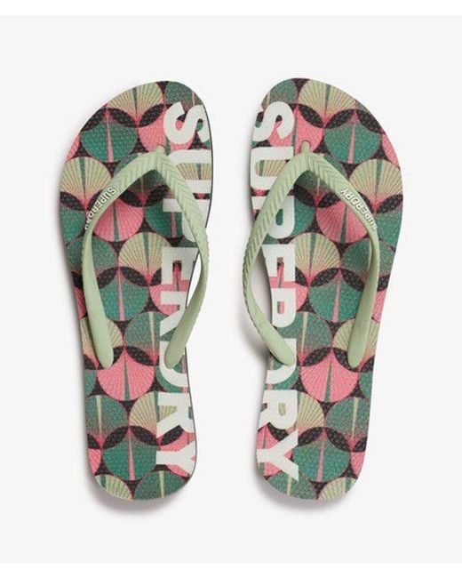 Superdry White & Co Logo Flip Flops