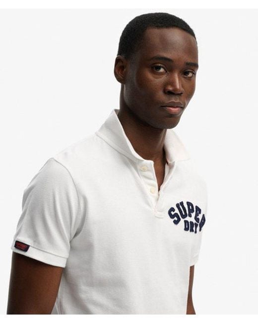 Superdry White & Co Vintage Athletic Polo Shirt for men