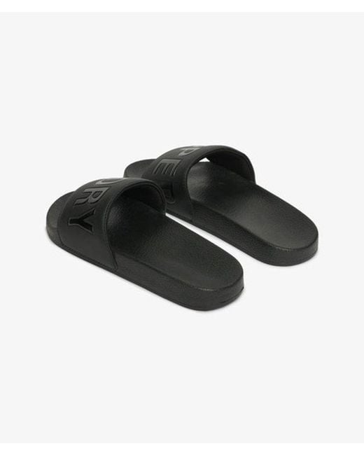 Superdry Black & Co Pool Sliders for men