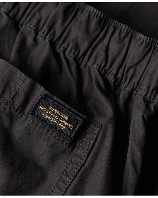 Superdry Black Low Rise Wide Leg Cargo Pants