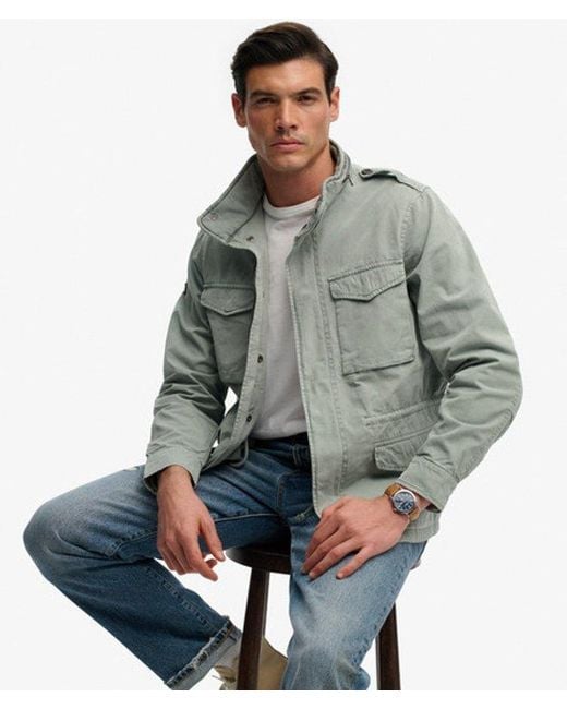 Superdry Green & Co Cotton M65 Jacket for men