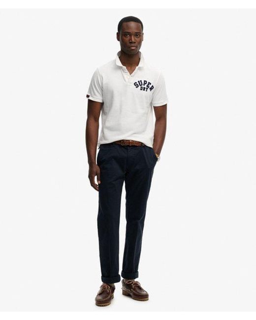 Superdry White & Co Vintage Athletic Polo Shirt for men