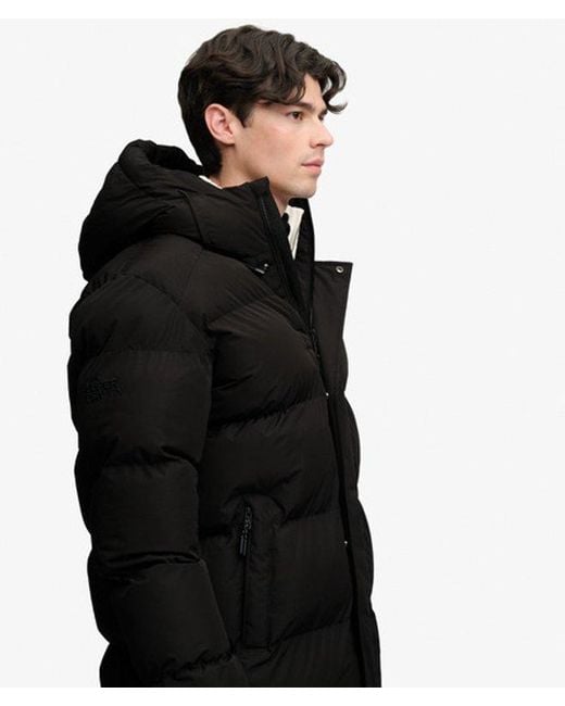 Superdry Green & Co Hooded Sports Puffer Coat for men