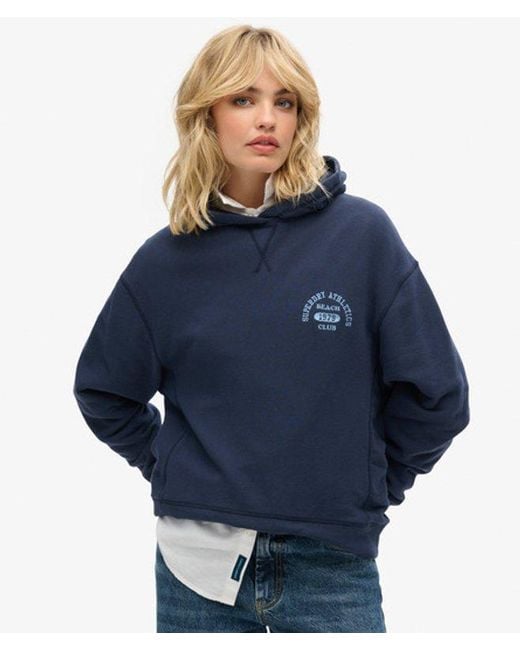 Superdry Blue & Co Athletic Essentials Hoodie