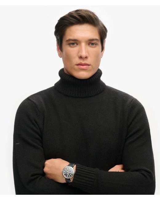 Superdry Geborstelde Coltrui in het Black voor heren