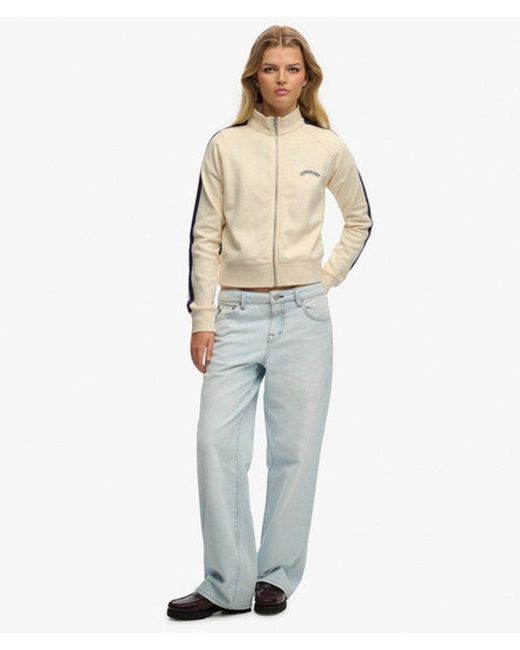 Superdry Natural & Co Essential Logo Zip Track Top