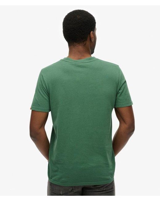 Superdry Green & Co Vintage Logo Embroidered Relaxed T-shirt for men