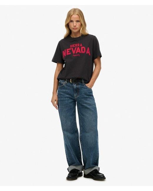 Superdry Red & Co Outdoor Location Box Loose T-shirt