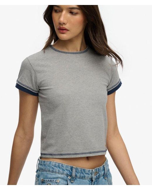 Superdry Gray & Co Athletic Essentials Layered Top