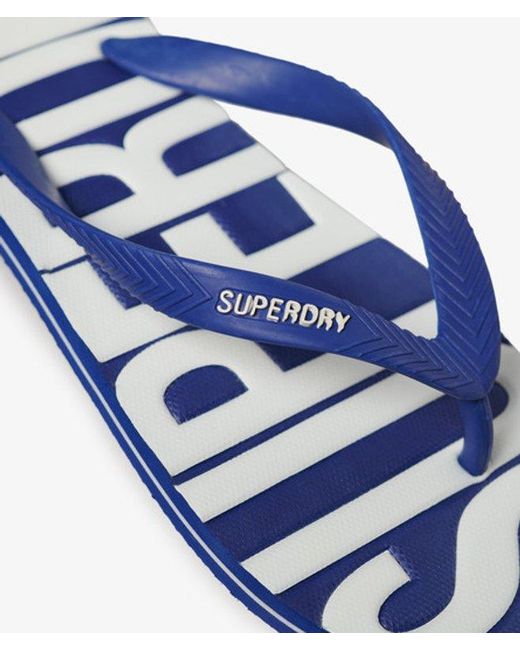 Superdry Blue & Co Vintage Flip Flops for men