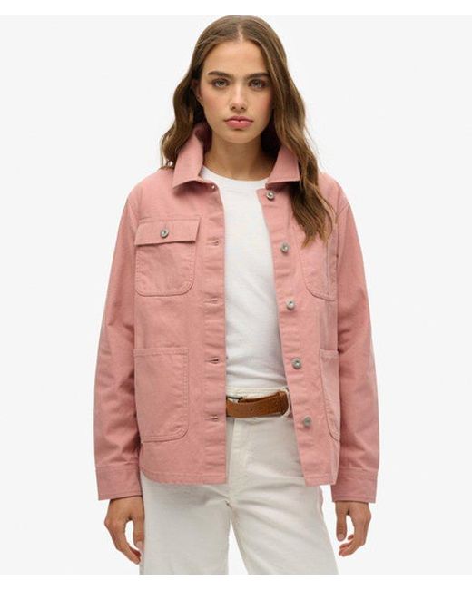 Superdry Red & Co Chore Jacket