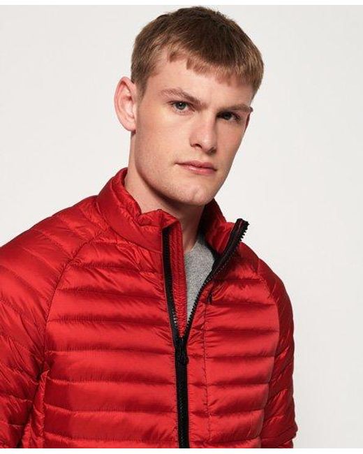 Superdry Red Core Down Jacket Brightest for men